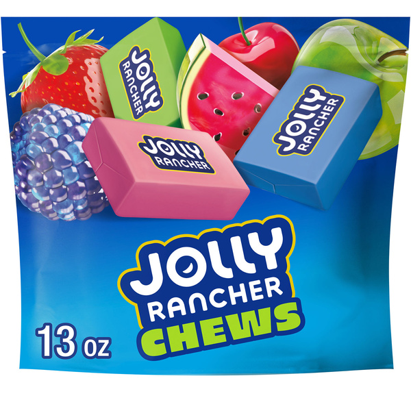 JOLLY RANCHER Chews Assorted Fruit Flavored Candy Bag, 13 oz | Hy
