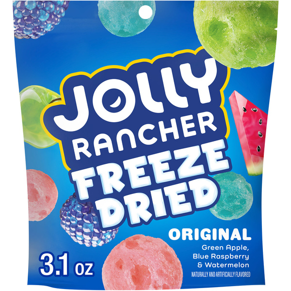 JOLLY RANCHER Freeze Dried Original Fruit Flavored Candy Bag, 3.1
