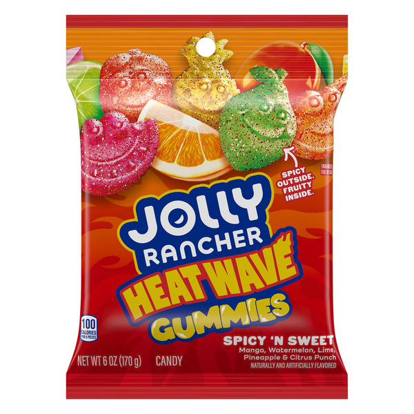 JOLLY RANCHER Heat Wave Gummies Spicy 'n Sweet Assorted Fruit