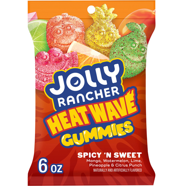 JOLLY RANCHER Heat Wave Gummies Spicy 'n Sweet Assorted Fruit