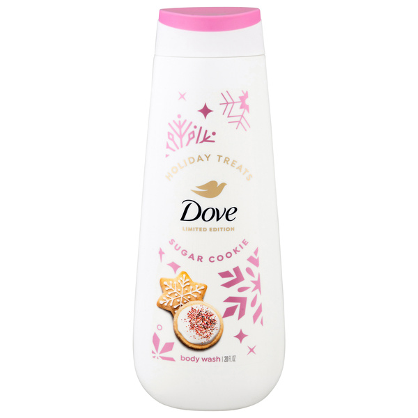 Dove Holiday Treats Sugar Cookie Body Wash 20 fl oz, image courtesy of Hy-Vee