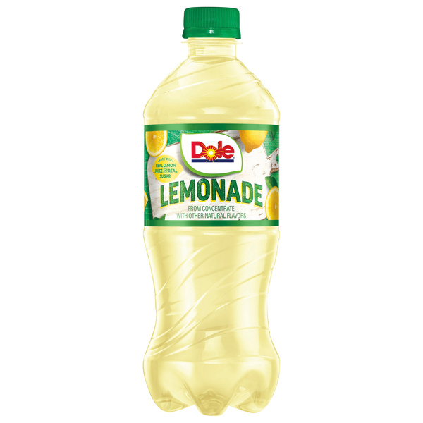 Dole Juice Lemonade 20 Fl Oz, image courtesy of Hy-Vee