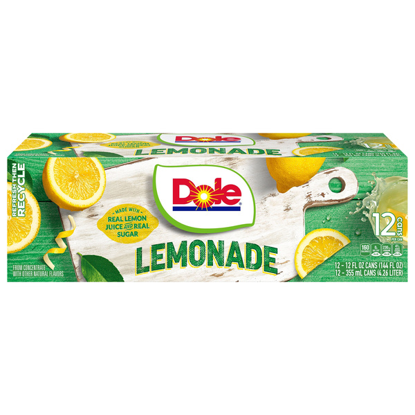 Dole Lemonade 12Pk | Hy-Vee Aisles Online Grocery Shopping
