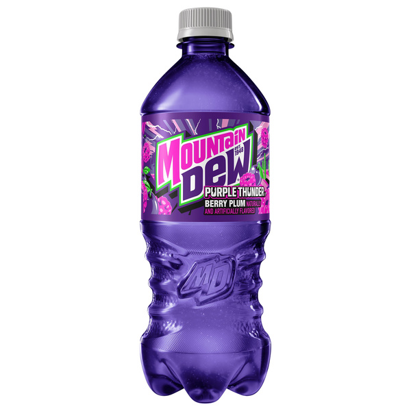 Mountain Dew Purple Thunder DEW Soda Berry Plum 20 Fl Oz | Hy-Vee