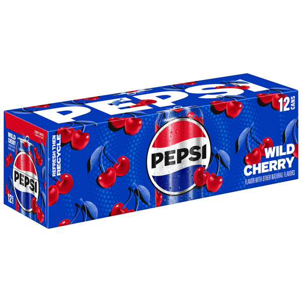 Pepsi Cola Wild Cherry Soda Cans | Hy-Vee Aisles Online Grocery