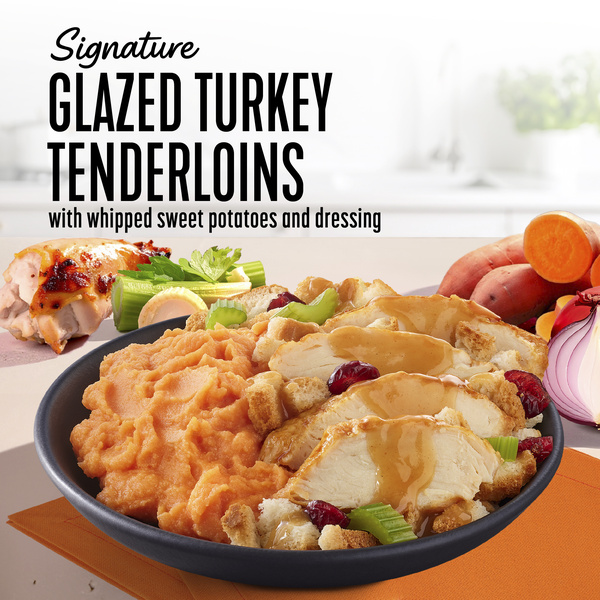 Lean Cuisine Signature Glazed Turkey Tenderloins, Frozen Lunch