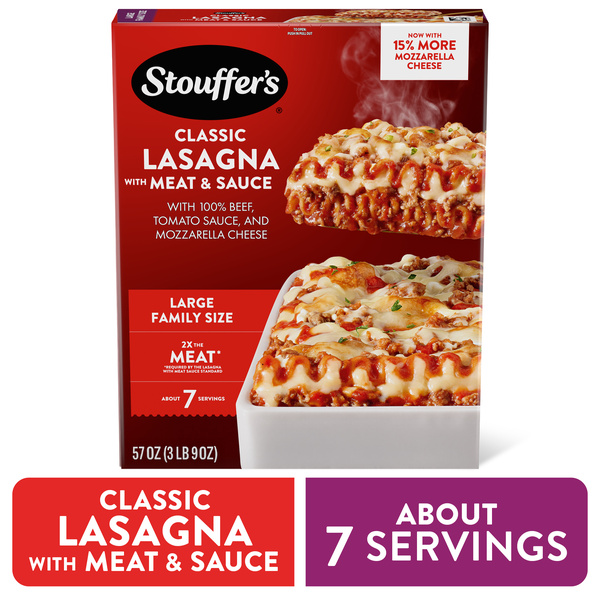 Stouffer's Classic Lasagna with Meat & Sauce, Large Family Size