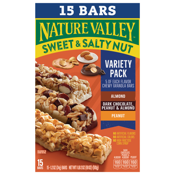 Nature Valley Sweet & Salty Nut Variety Pack Family Pack 15-1.2 oz