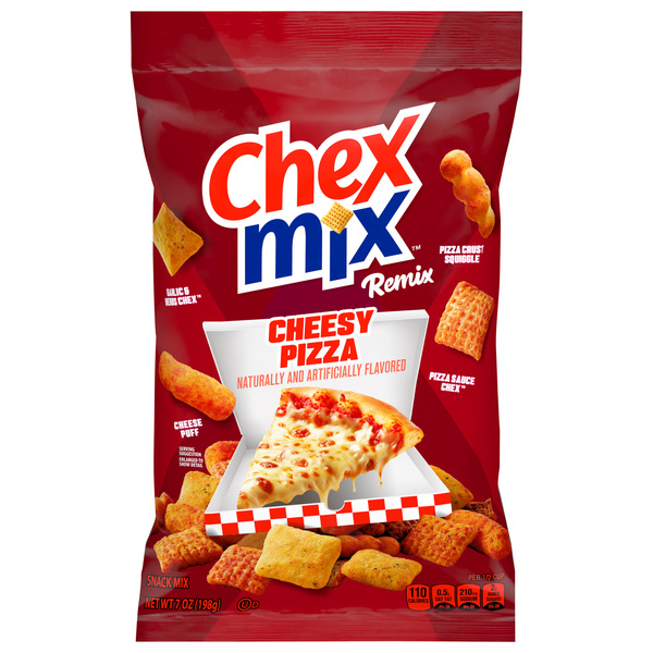 Chex Mix Remix, Cheesy Pizza | Hy-Vee Aisles Online Grocery Shopping