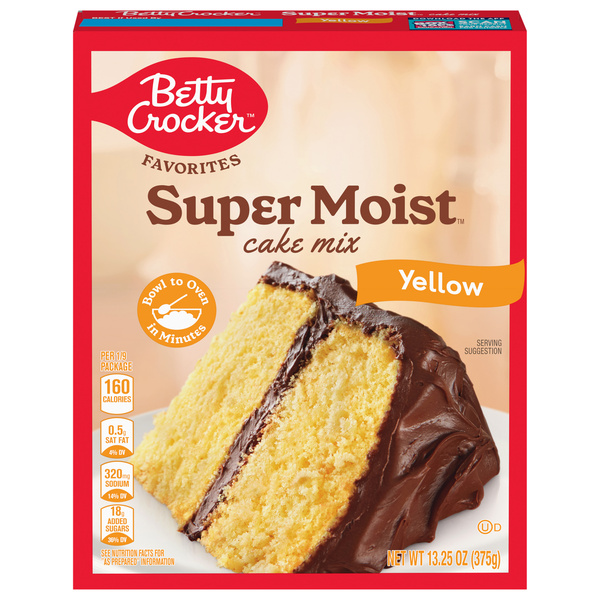Betty Crocker Super Moist ケーキミックス Betty Crocker Super Moist Yellow Cake Mix | Hy-Vee Aisles Online