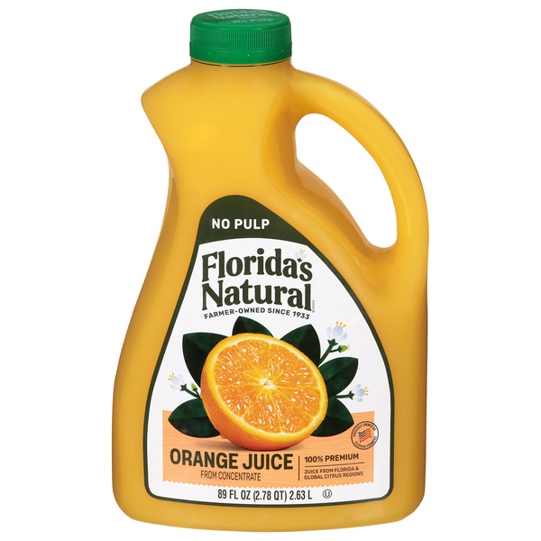 Florida's Natural Orange Juice No Pulp 89 oz | Hy-Vee Aisles