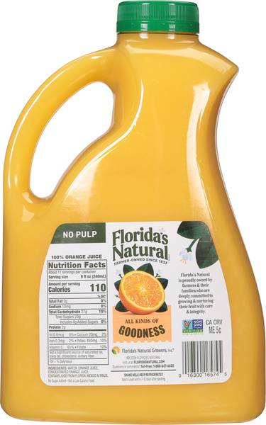 Florida's Natural Orange Juice No Pulp 89 oz | Hy-Vee Aisles