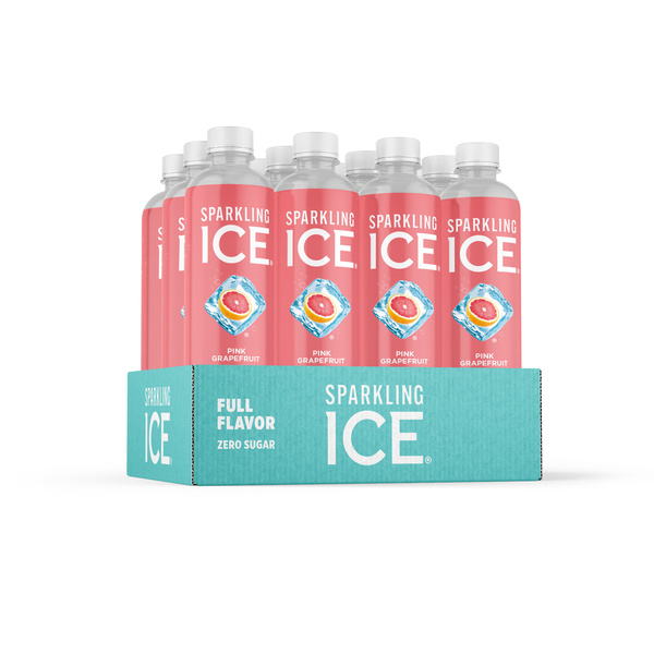 Sparkling Ice, Pink Grapefruit Flavored Sparkling Water, Zero