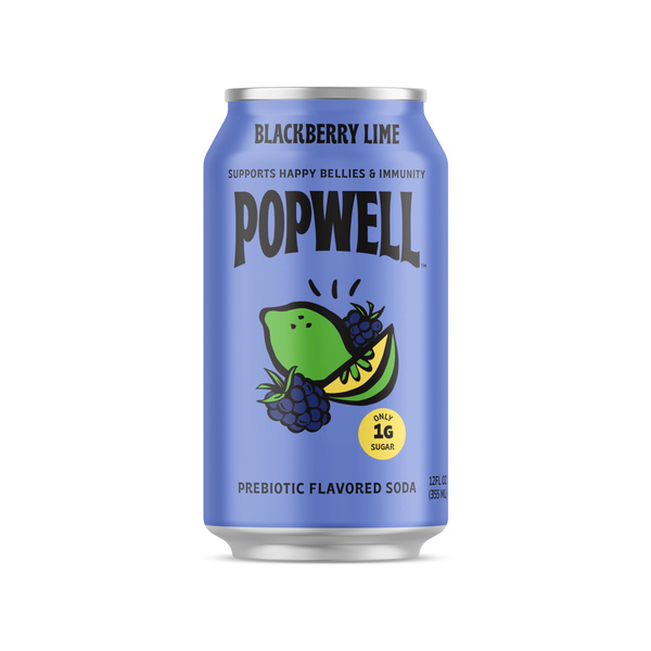 Popwell Blackberry Lime 12oz Standard Can | Hy-Vee Aisles Online