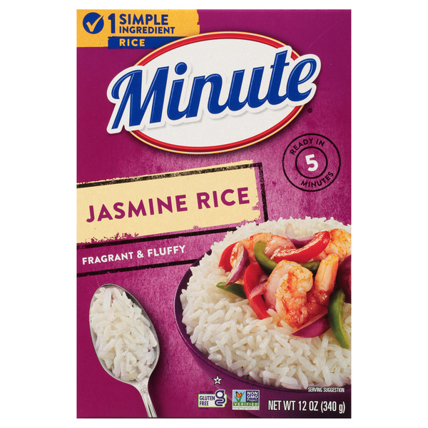 Minute Fragrant & Fluffy Jasmine Rice 12 oz | Hy-Vee Aisles Online
