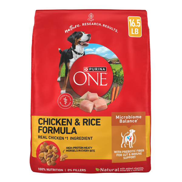 Purina ONE Chicken and Rice Formula Dry Dog Food | Hy-Vee Aisles