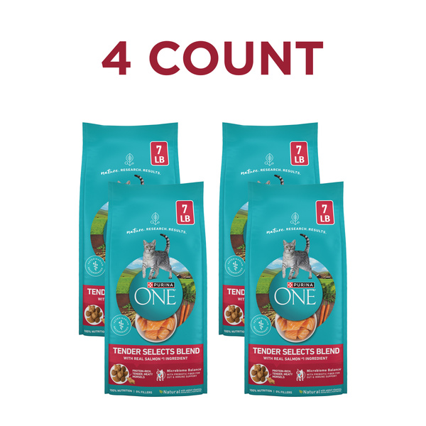 Purina ONE Natural Dry Cat Food, Tender Selects Blend With Real