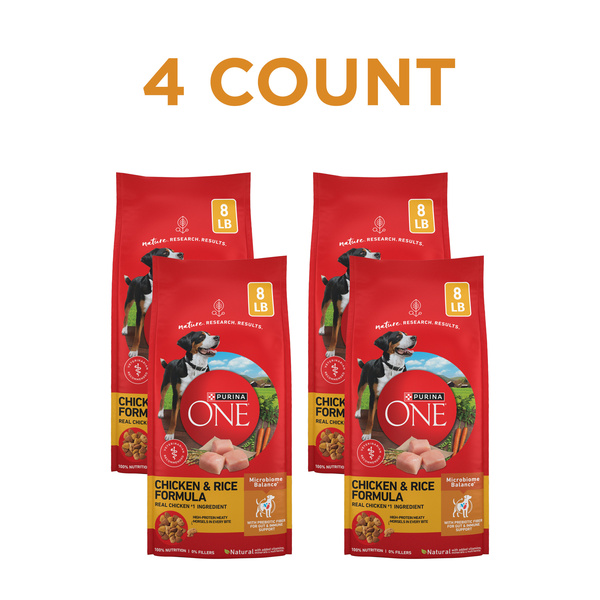 Purina ONE Natural Dog Food, Chicken and Rice Formula Dry Dog food