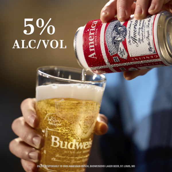 Budweiser American Lager Beer 6 Pack, 12 fl oz Cans | Hy-Vee