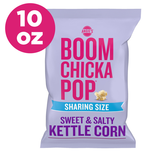 Angie's BOOMCHICKAPOP Sweet & Salty Kettle Corn, Sharing Size, 10