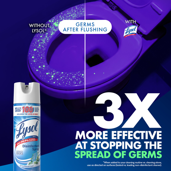Lysol Disinfectant Spray Spring Waterfall | Hy-Vee Aisles Online