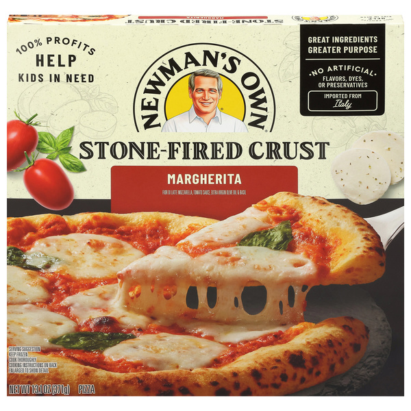 Newman's Own Stone-Fired Crust Margherita Pizza 13.1 oz | Hy-Vee
