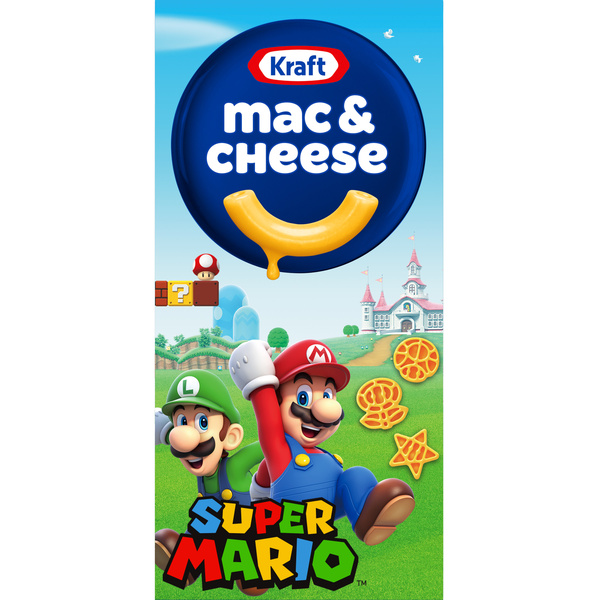 Kraft Mac & Cheese Macaroni and Cheese Dinner with Super Mario