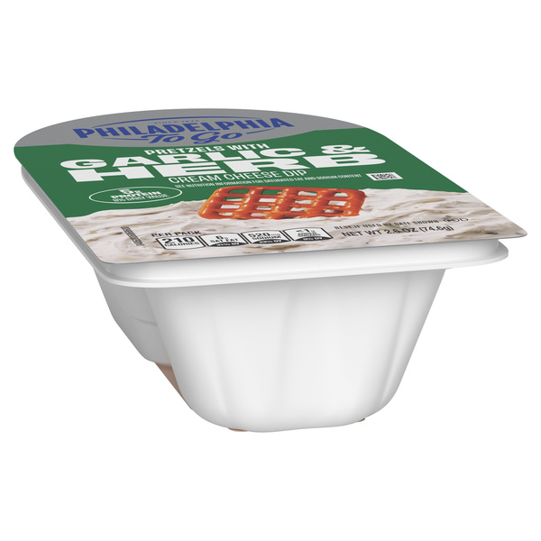 Philadelphia Garlic & Herb Cheese Snacks 2.6 oz | Hy-Vee Aisles