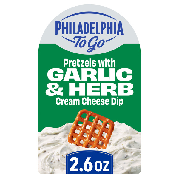 Philadelphia Garlic & Herb Cheese Snacks 2.6 oz | Hy-Vee Aisles