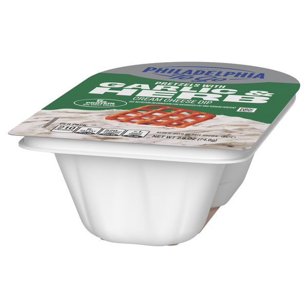 Philadelphia Garlic & Herb Cheese Snacks 2.6 oz | Hy-Vee Aisles