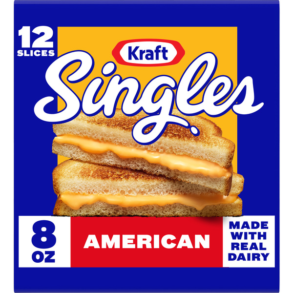 Kraft Singles American Pasteurized Prepared Cheese Product Slices