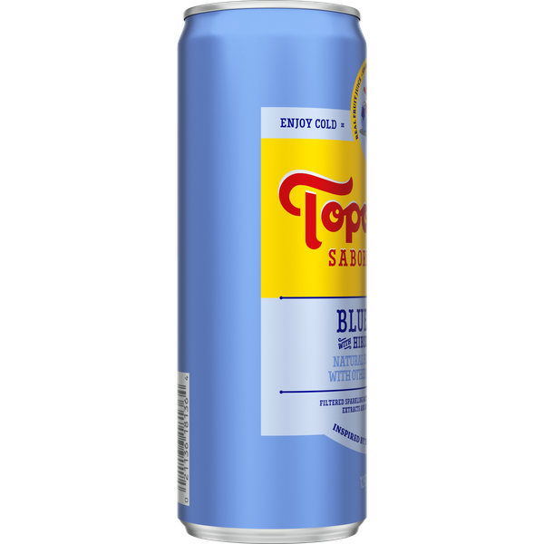 Topo Chico Sabores Blueberry with Hibiscus Extract Flavored