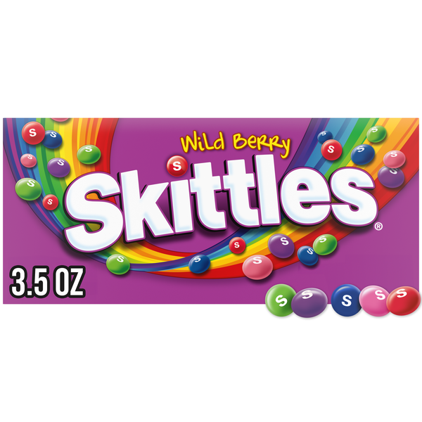SKITTLES Wild Berry Chewy Candy Theater Box, 3.5 oz Box | Hy-Vee