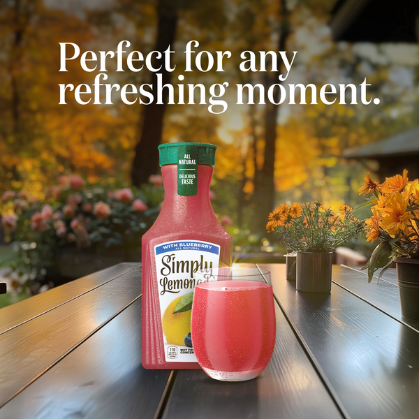 Simply Lemonade with Blueberry Bottle, 52 fl oz | Hy-Vee Aisles