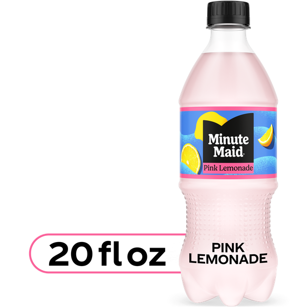 Minute Maid Pink Lemonade Bottle, 20 fl oz | Hy-Vee Aisles Online