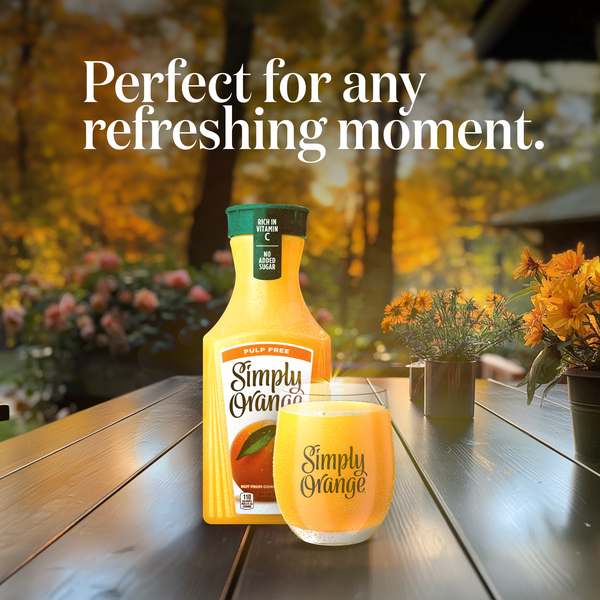 Simply Orange Pulp-Free Orange Juice Bottle, 52 fl oz | Hy-Vee