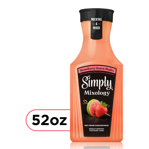 Simply Mixology Strawberry Guava Mojito Bottle, 52 fl oz | Hy-Vee