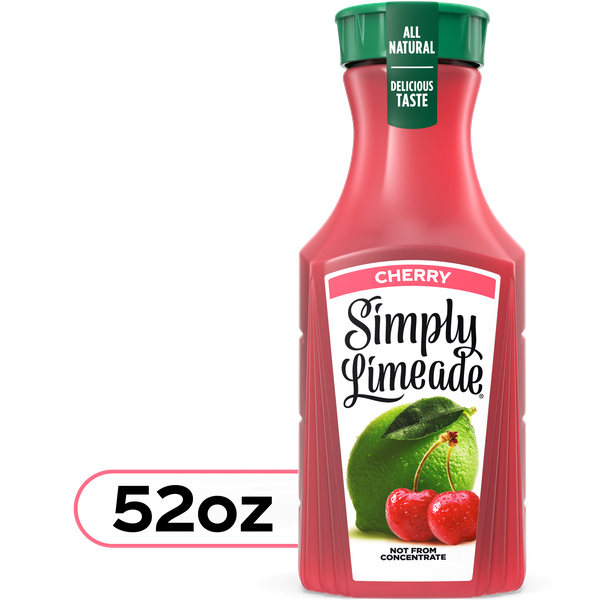 Simply Limeade with Cherry Bottle, 52 fl oz | Hy-Vee Aisles Online