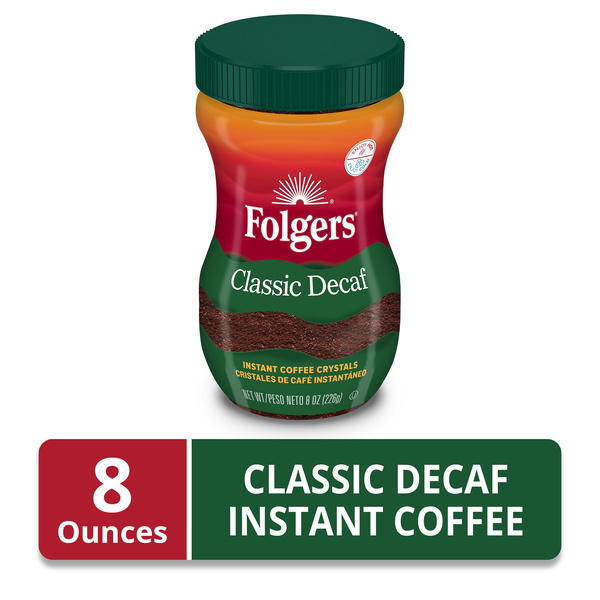 Folgers Classic Decaf Instant Coffee | Hy-Vee Aisles Online
