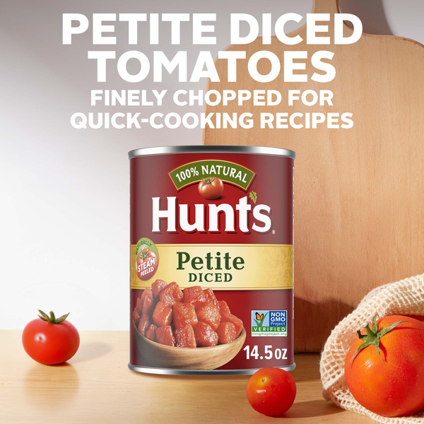 Hunt's Petite Diced Tomatoes, 14.5 oz. Can | Hy-Vee Aisles Online