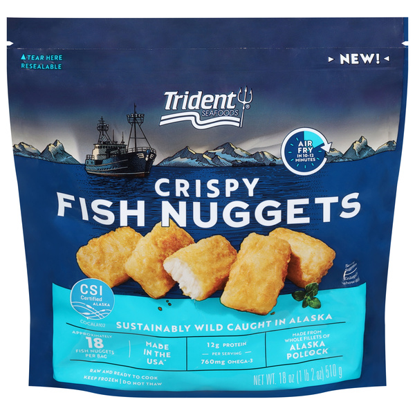 Trident Seafoods Crispy Fish Nuggets 18 oz | Hy-Vee Aisles Online