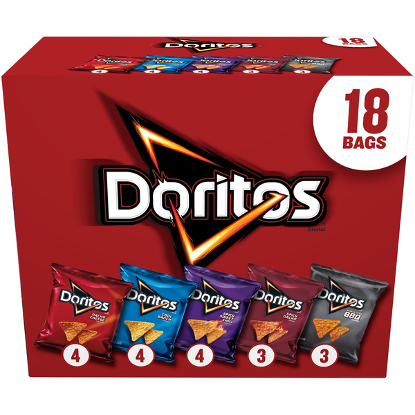 Doritos Tortilla Chips Variety Pack 1 Oz, 18 Count | Hy-Vee Aisles