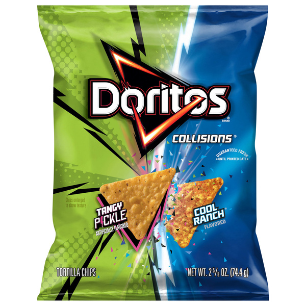 Doritos Collisions Tortilla Chips Tangy Pickle & Cool Ranch