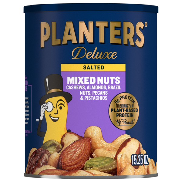 PLANTERS Deluxe Mixed Nuts, 15.25 OZ | Hy-Vee Aisles Online