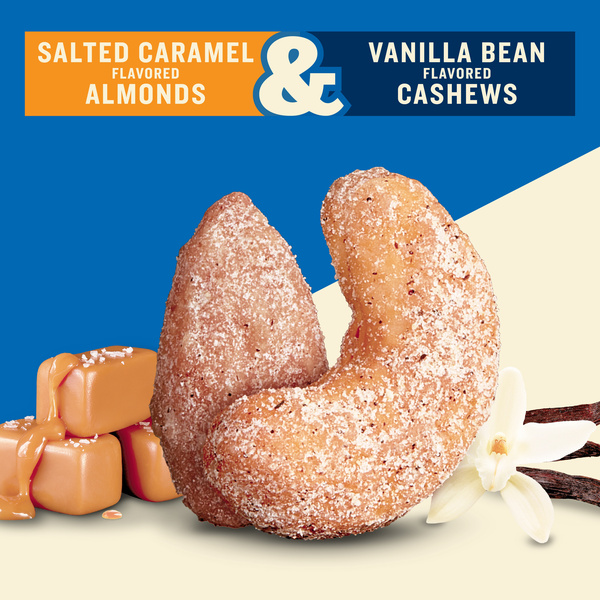 PLANTERS Nut Duos Salted Caramel Almond & Vanilla Bean Cashew 5 oz