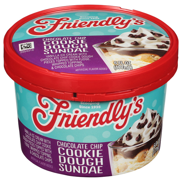 バイイーページ Friendly's Chocolate Chip Cookie Dough Sundae | Hy-Vee Aisles