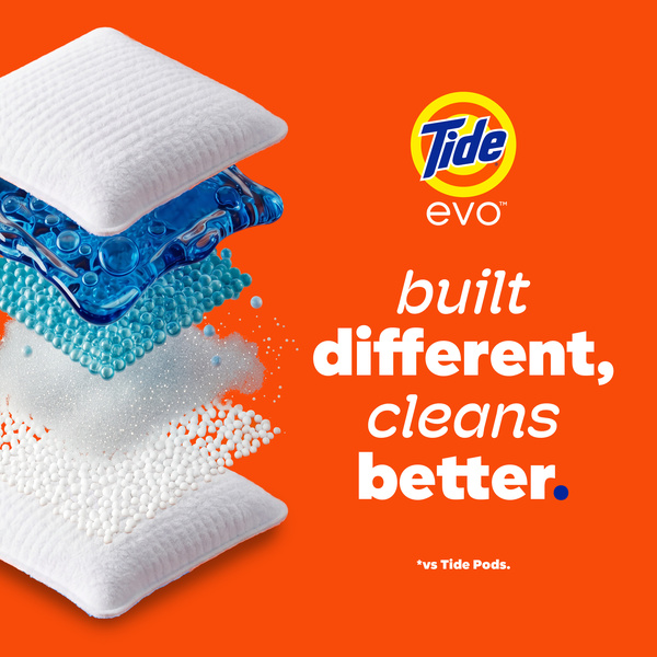 Tide evo Super Concentrated Laundry Detergent Tiles, Original