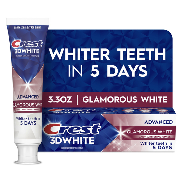 Crest 3DWhite Toothpaste, Advanced Glamorous White | Hy-Vee Aisles