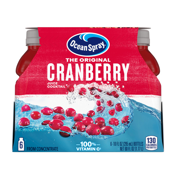 Cranberry Juice Cocktail, 10 Fl Oz Bottles, 6 Count | Hy-Vee