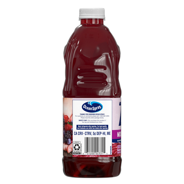 ZERO Sugar Mixed Berry Juice Drink, 64 Fl Oz Bottle | Hy-Vee